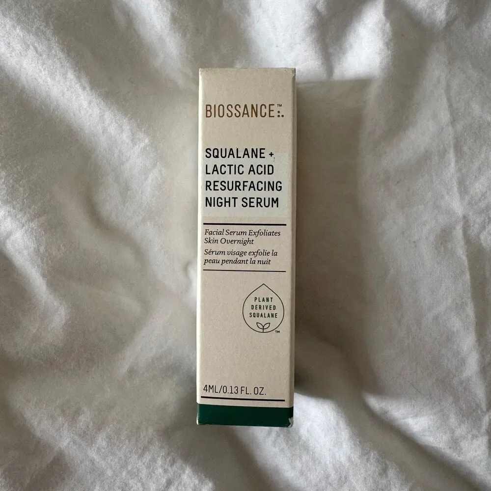 Biossance SQUALANE + LACTIC ACID RESURFACING NIGHT SERUM